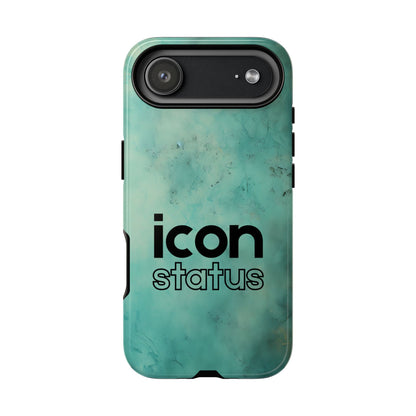 Icon Status Tough Phone Case - Minimalist Word Design