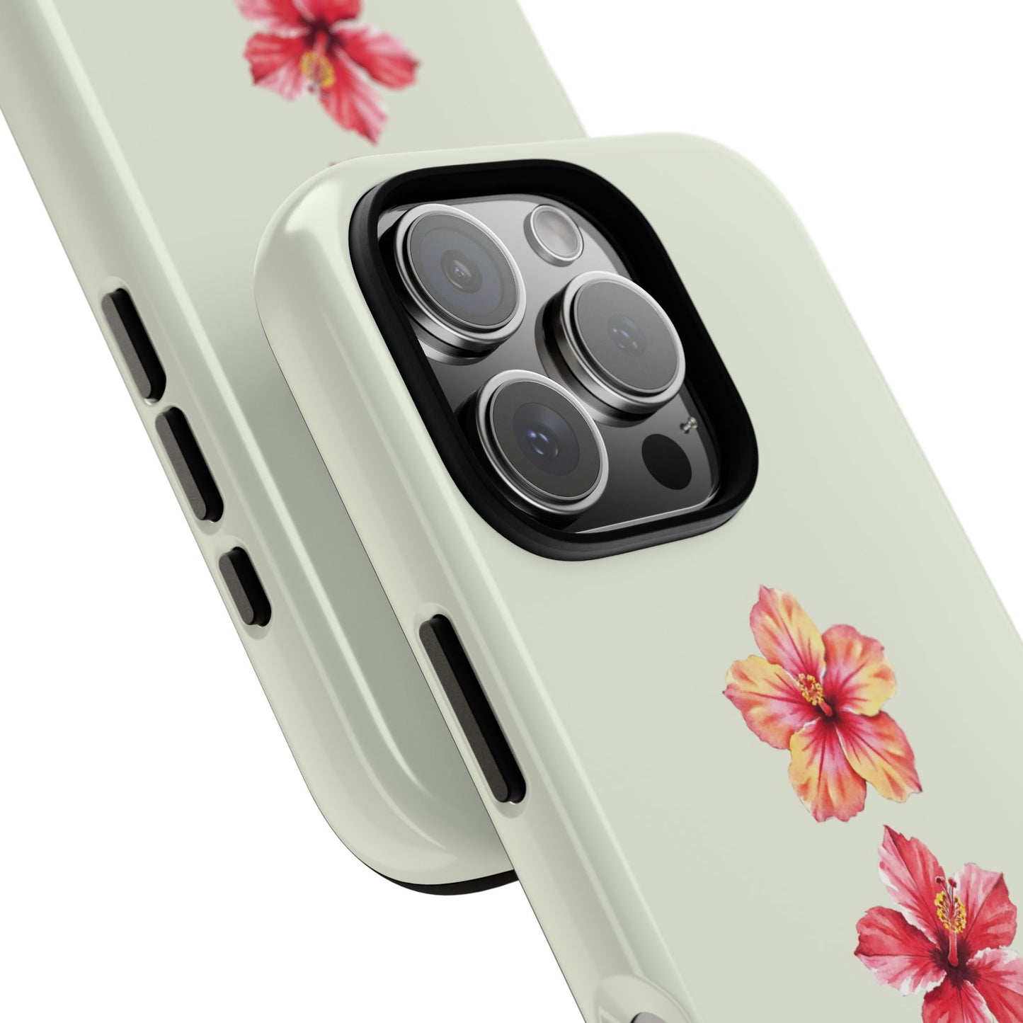 Tropical Hibiscus Flower Phone Case for iPhone 16 15 14 13 12 11 Pro Max, Samsung Galaxy S25 S24 S23 S22 S21 S20 Plus Ultra & Google Pixel