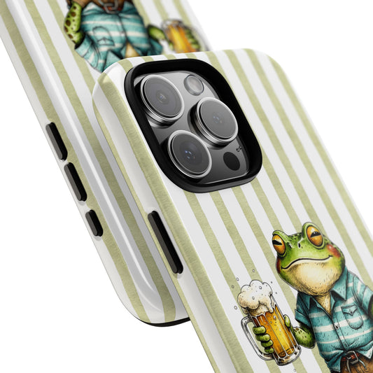 Sorted Frog Phone Case - Pub Frog Beer Illustration Tough Cover