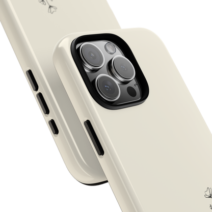 Mother Phone Case - Elegant Script Minimal Floral Design for Mother's Day